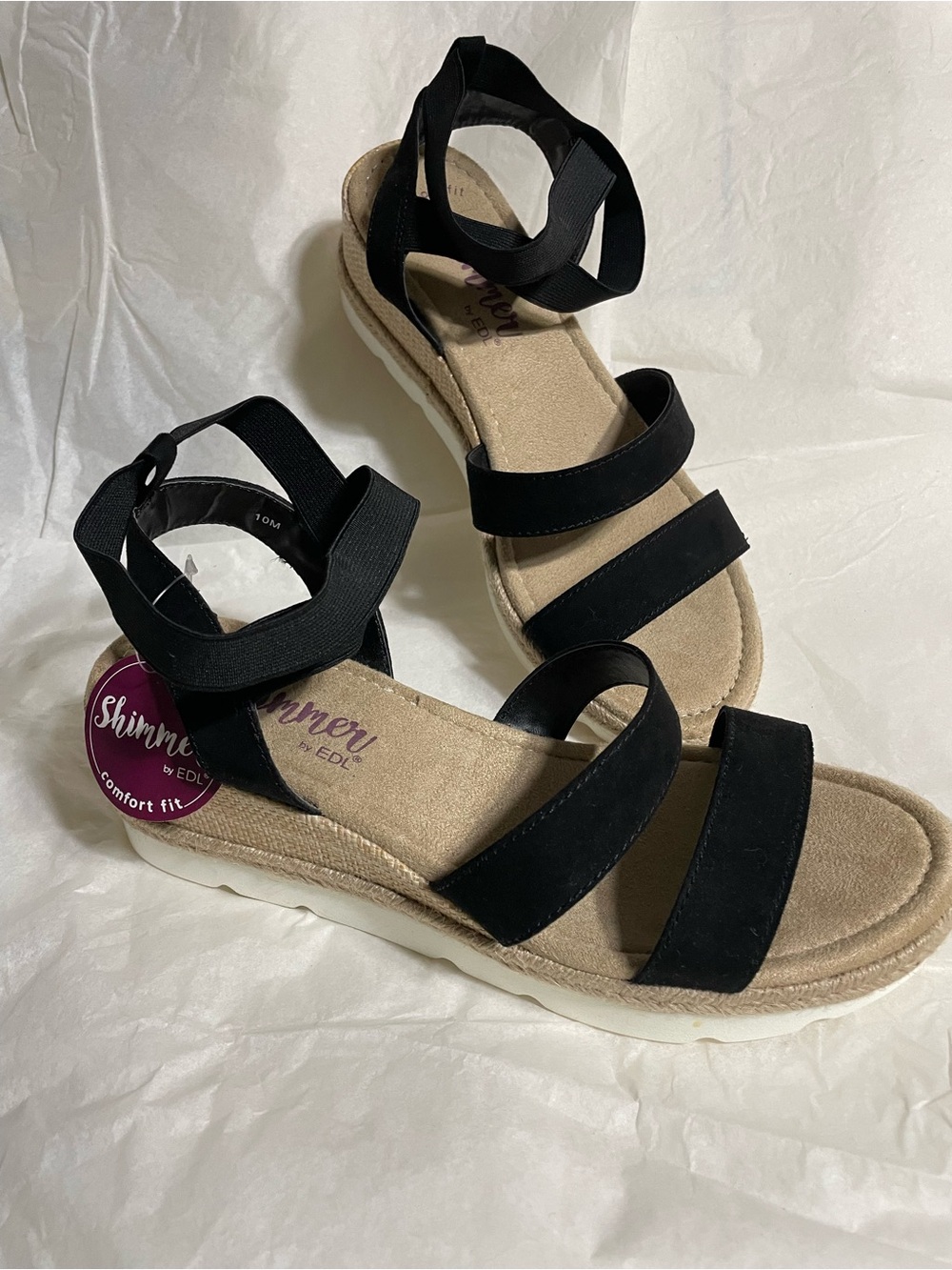 Shimmer by EDL Strappy Platform Sandals